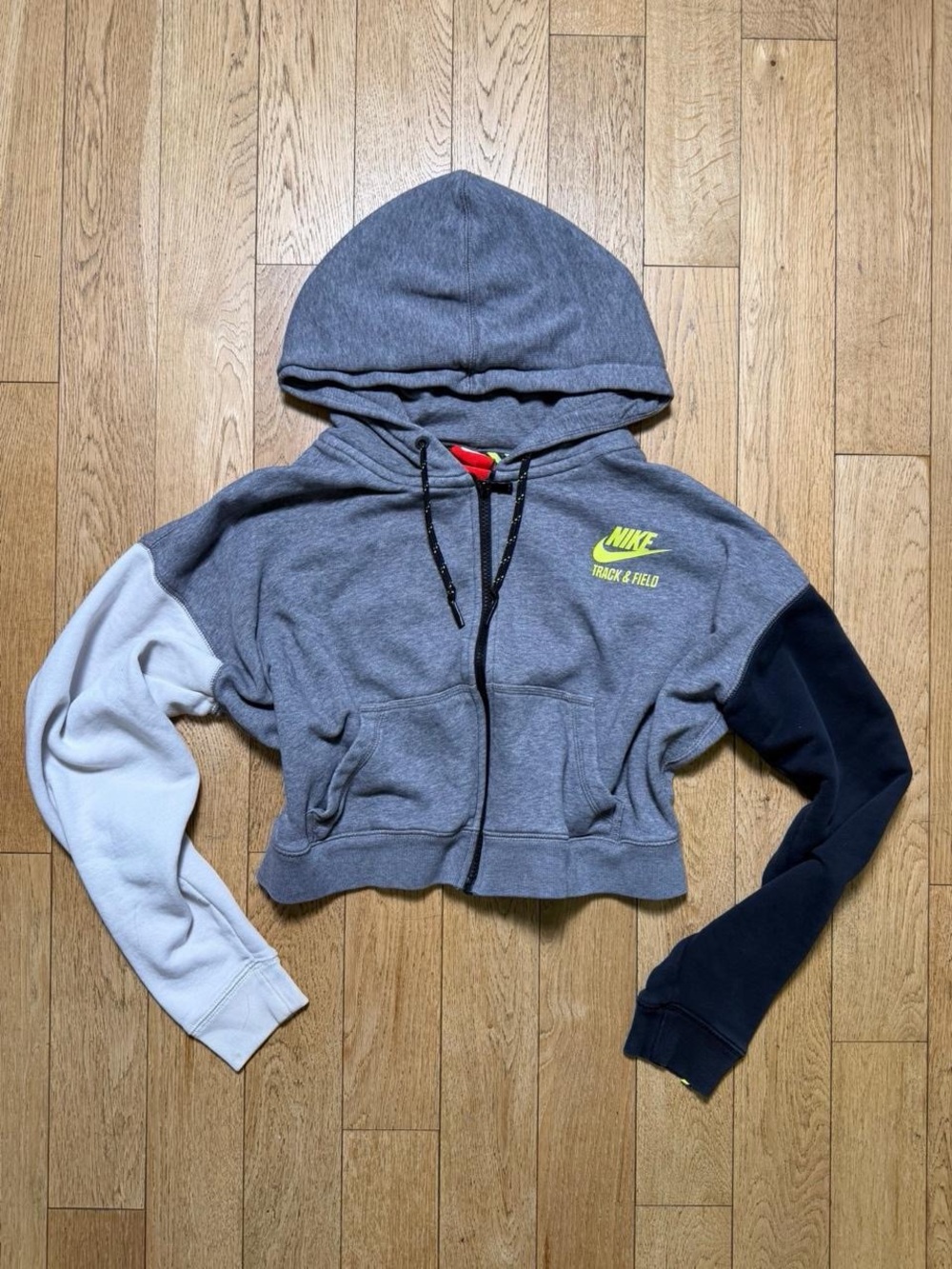 Nike Track & Field Cropped Zip Hoodie Athleisure